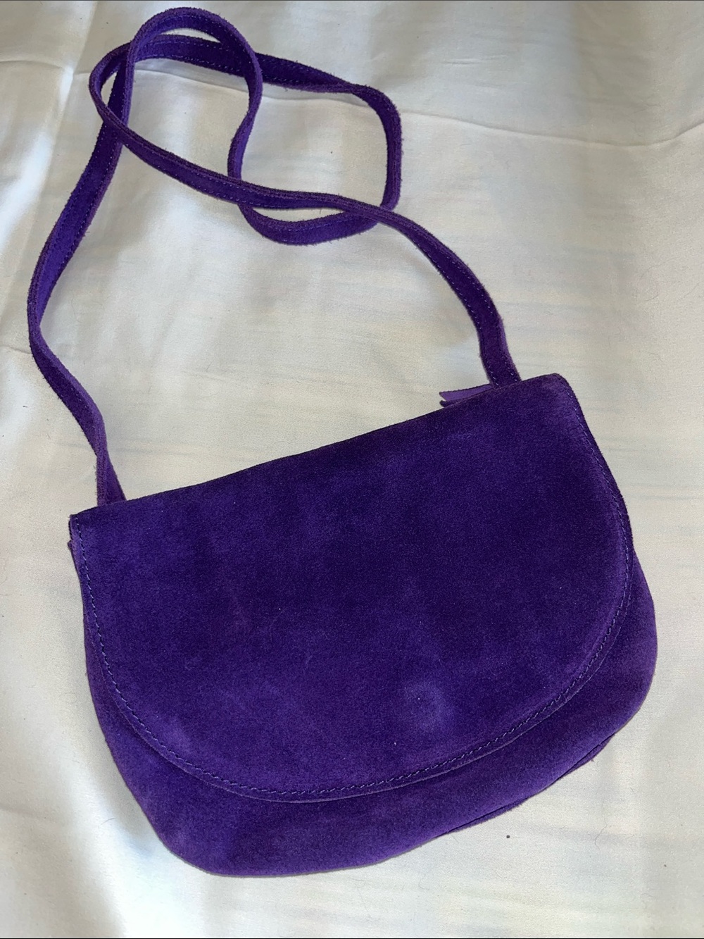 Urban Outfitters Purple Suede Crossbody